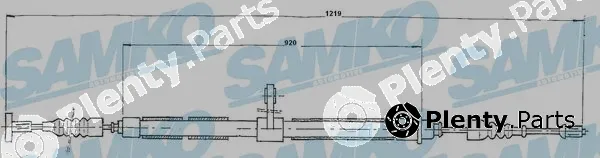 Samko C0019B — Cable Pull, parking brake