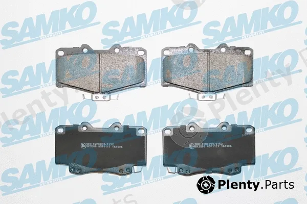 Samko 5SP1117 — Brake Pad Set, disc brake