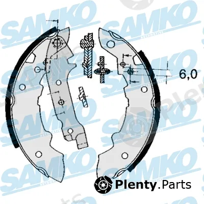 Samko 84470 — Brake Shoe Set
