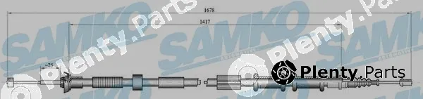 Samko C0181B — Cable Pull, parking brake