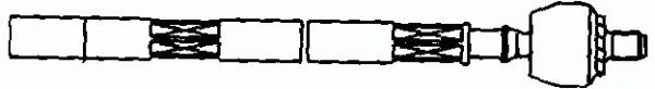 Lemförder 1589003 — Inner Tie Rod