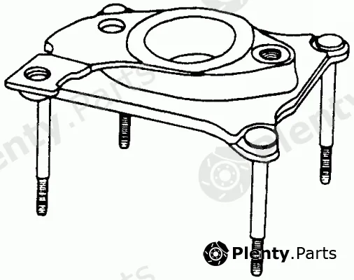 Lemförder 1021601 — Flange, carburettor
