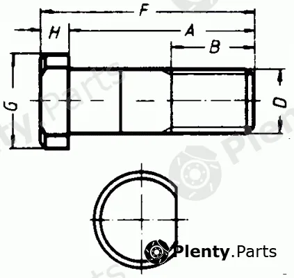 Lemförder 1291401 — Wheel Stud