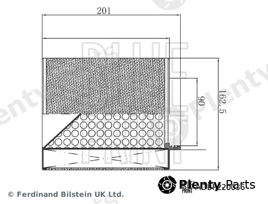 Blue Print ADBP220036 — Air Filter