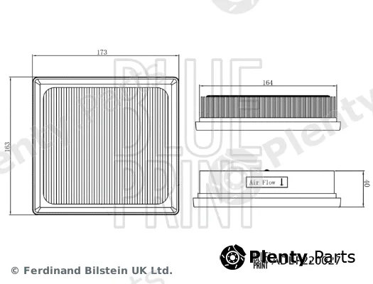 Blue Print ADBP220027 — Air Filter