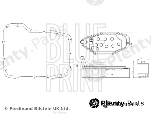 Blue Print ADBP210075 — Hydraulic Filter Kit, automatic transmission
