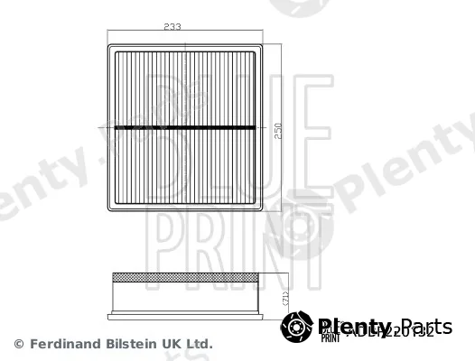Blue Print ADBP220132 — Air Filter