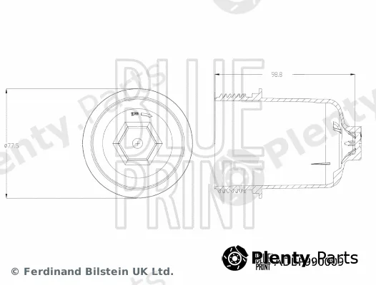 Blue Print ADBP990009 — Housing, automated manual transmission (AMT)