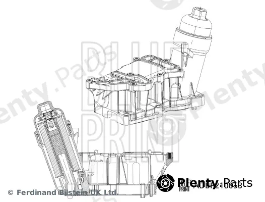 Blue Print ADBP210053 — Housing, oil filter Blue Print Solution