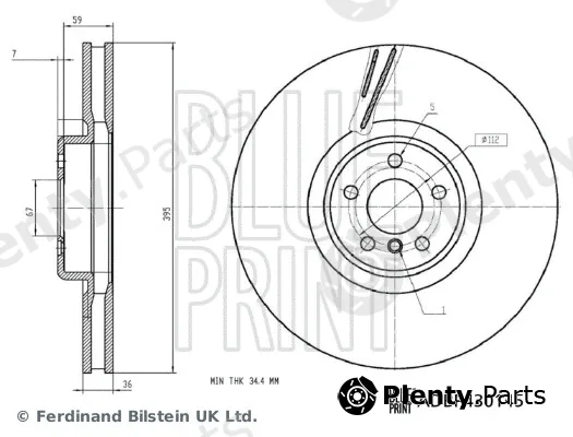 Blue Print ADBP430145 — Brake Disc
