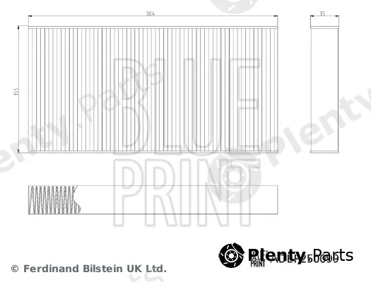 Blue Print ADBP250099 — Filter, cabin air
