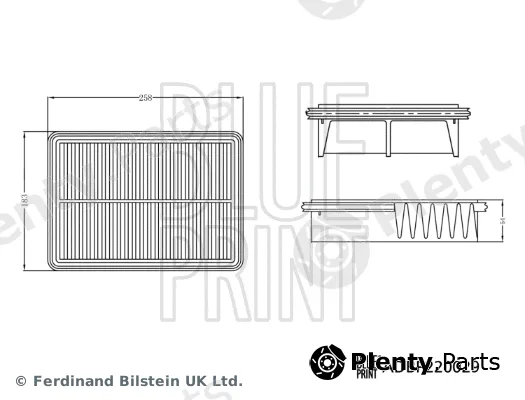 Blue Print ADBP220029 — Air Filter