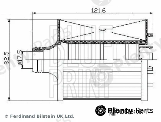 Blue Print ADBP210071 — Oil Filter
