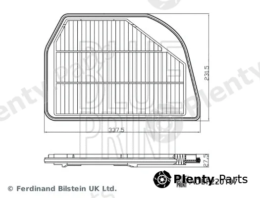 Blue Print ADBP220107 — Air Filter