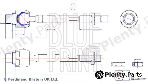 Blue Print ADBP870094 — Inner Tie Rod