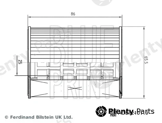 Blue Print ADBP210119 — Oil Filter
