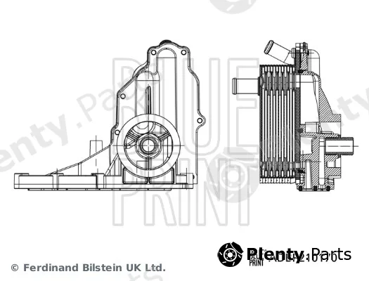 Blue Print ADBP210170 — Housing, oil filter Blue Print Solution