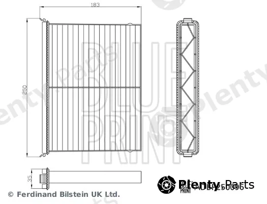 Blue Print ADBP250096 — Filter, cabin air
