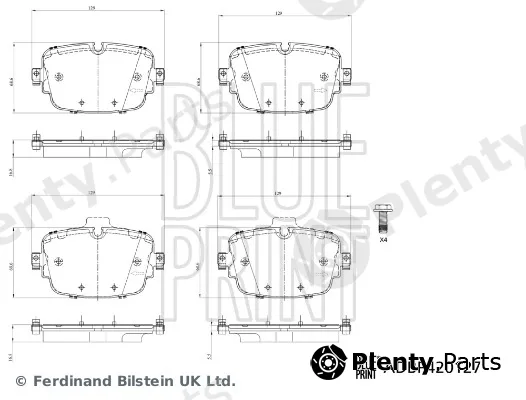 Blue Print ADBP420127 — Brake Pad Set, disc brake