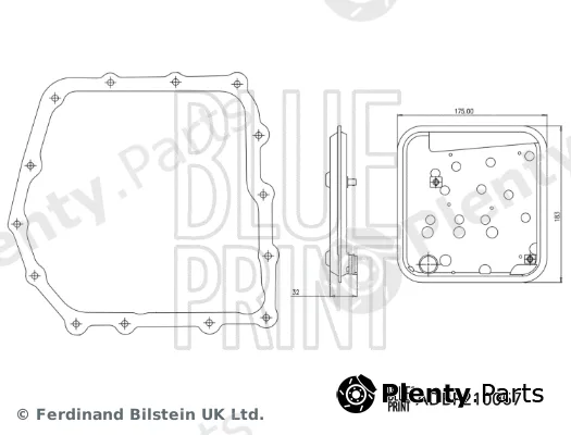 Blue Print ADBP210067 — Hydraulic Filter Kit, automatic transmission