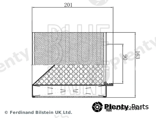 Blue Print ADBP220037 — Air Filter