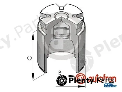 Autofren Seinsa D025120 — Piston, brake caliper