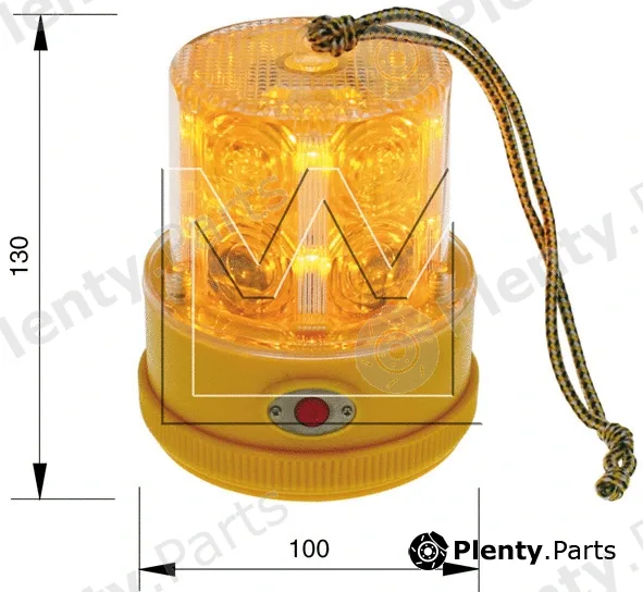 Monark 098286100 — Warning Light