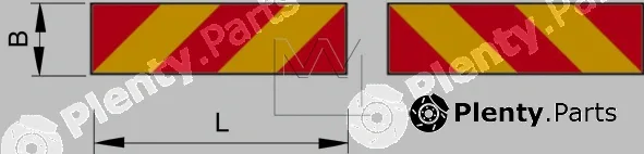 Monark 098269403 — Warning Marking Set