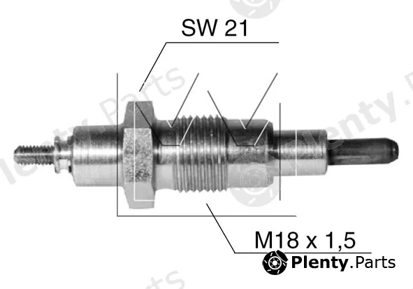 Monark 090505303 — Glow Plug