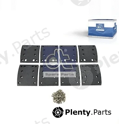 DT Spare Parts 4.91136 — Brake Lining Kit, drum brake