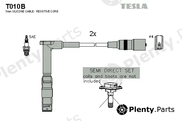 Tesla T010B — Ignition Cable Kit alternative