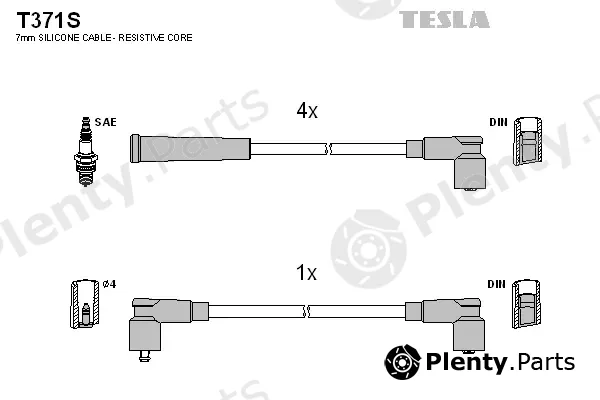 Tesla T371S — Ignition Cable Kit