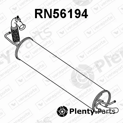 Veneporte RN56194 — Rear Muffler