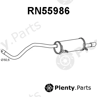 Veneporte RN55986 — Rear Muffler