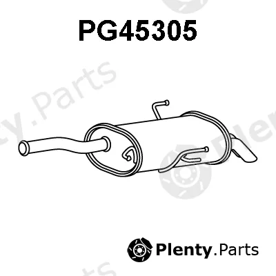 Veneporte PG45305 — Rear Muffler