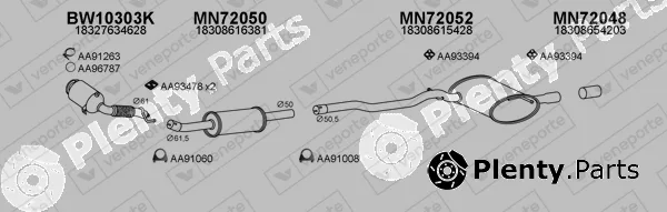 Veneporte 720038 — Exhaust System
