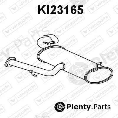 Veneporte KI23165 — Rear Muffler