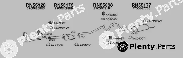 Veneporte 550424 — Exhaust System