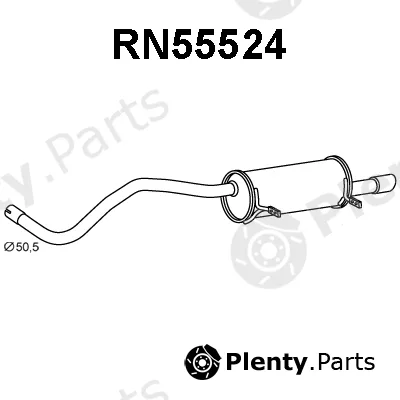 Veneporte RN55524 — Rear Muffler