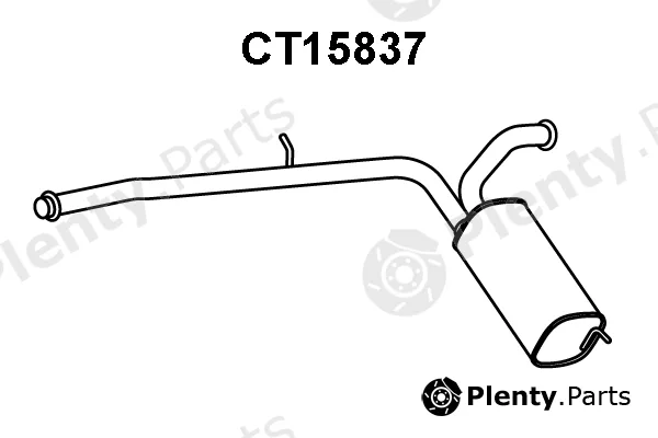 Veneporte CT15837 — Rear Muffler
