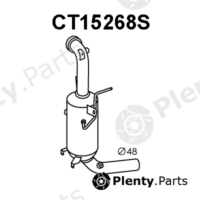 Veneporte CT15268S — Soot/Particulate Filter, exhaust system