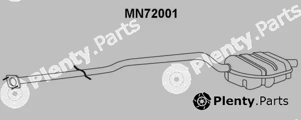 Veneporte MN72001 — Rear Muffler