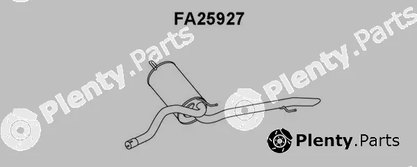 Veneporte FA25927 — Rear Muffler