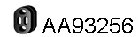 Veneporte AA93256 — Rubber Strip, exhaust system