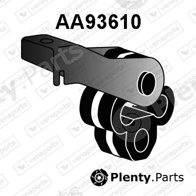 Veneporte AA93610 — Rubber Strip, exhaust system