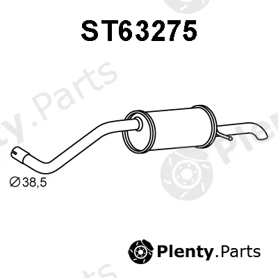 Veneporte ST63275 — Rear Muffler
