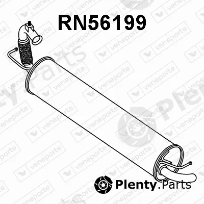 Veneporte RN56199 — Rear Muffler