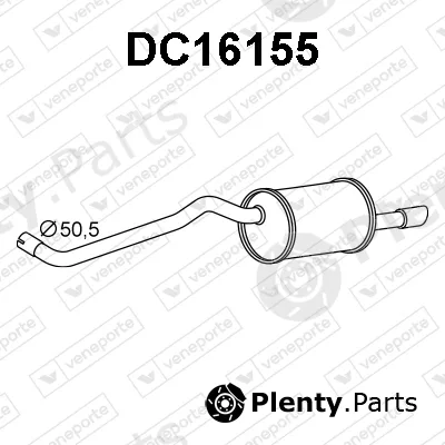 Veneporte DC16155 — Rear Muffler