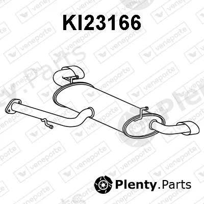 Veneporte KI23166 — Rear Muffler