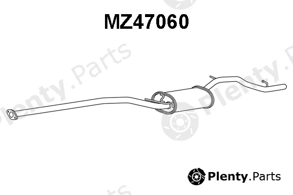 Veneporte MZ47060 — Rear Muffler